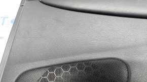 Door trim card rear right Infiniti Q50 14- black, wood trim, leather insert black, scratches