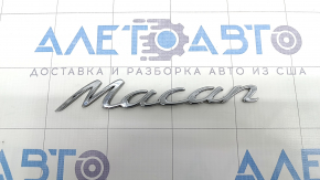 Emblem inscription "Macan" tailgate Porsche Macan 15-18