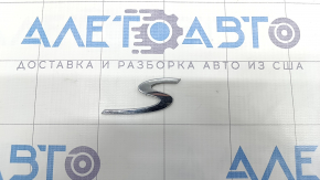 Emblem inscription "S" trunk door Porsche Macan 15-18
