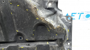Front engine guard Infiniti Q50 14- RWD is worn, tears