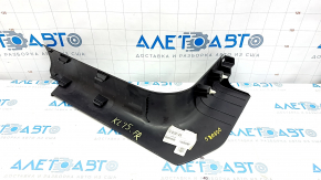 Door sill trim front right Jeep Cherokee KL 14 - black, worn