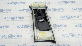 Center pillar trim belt right Porsche Macan 15- black fabric, scratches