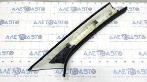 Front pillar trim left Porsche Macan 15 - black fabric, worn
