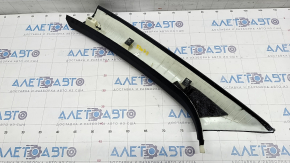 Front pillar trim right Porsche Macan 15 - black fabric, worn