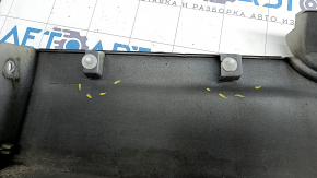 Right threshold Infiniti Q50 14 - white, broken fasteners, scratches, scuffed, tear