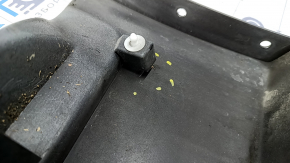 Right threshold Infiniti Q50 14 - white, broken fasteners, scratches, scuffed, tear