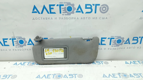 Left visor Toyota Camry v70 18-24 gray, without hook, dry-cleanable