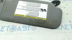 Left visor Toyota Camry v70 18-24 gray, without hook, dry-cleanable