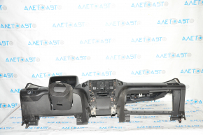 Torpedo front panel without AIRBAG Chevrolet Volt 11-15 black with pad on pillow