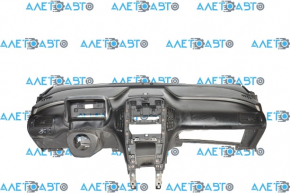 Torpedo front panel without AIRBAG Chevrolet Volt 11-15 black with pad on pillow