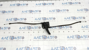 Porsche Macan 15-18 hood release lever under the hood with cables