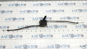 Porsche Macan 15-18 hood release lever under the hood with cables