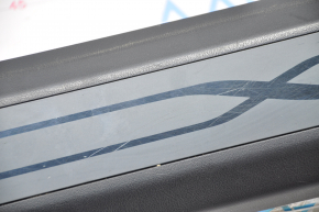 Door sill trim front left inner Tesla Model X 16-21 black, scratches, broken fasteners