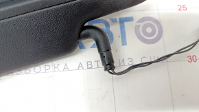 Left visor Porsche Macan 15 - leather black, without hook, for panoramic, broken mount