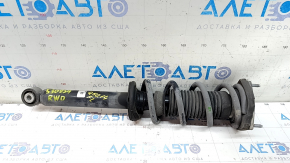Shock absorber strut assembly front left Infiniti Q50 14- RWD torn boot