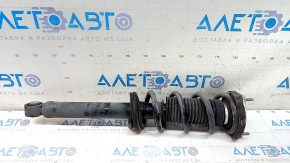 Shock absorber strut assembly front left Infiniti Q50 14- RWD torn boot
