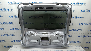 Naked trunk door with glass Porsche Macan 15-18 silver M7U, aluminum, dent