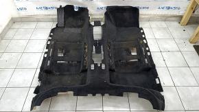 Porsche Macan 15-18 black floor covering, needs cleaning, torn