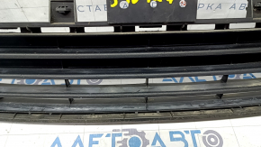 Lower grille of front bumper Infiniti Q50 14-17 without radar, sand, bumps, broken fasteners