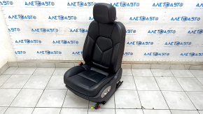 Driver's seat Porsche Macan 15-18 with airbag, electric, heated, leather black, dented