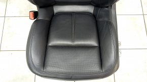 Driver's seat Porsche Macan 15-18 with airbag, electric, heated, leather black, dented