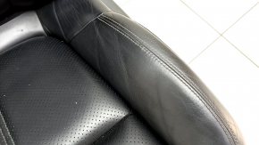Driver's seat Porsche Macan 15-18 with airbag, electric, heated, leather black, dented