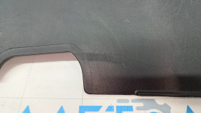 Front left door sill plate Mitsubishi Outlander 14-21 black with chrome trim, worn