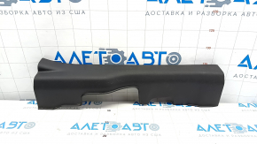 Door sill trim front left Mitsubishi Outlander 14-21 black, worn, broken mount