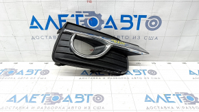 Fog light frame right Infiniti Q50 14-17 chrome, sand