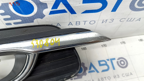 Fog light frame right Infiniti Q50 14-17 chrome, sand