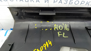Door sill trim front left Mitsubishi Outlander 14-21 black, worn, broken mount