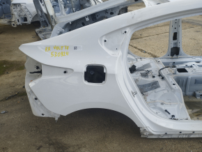 Quarter wing rear right Chevrolet Volt 16- on the body, white, pokes