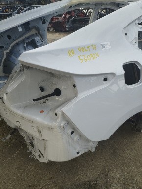 Quarter wing rear right Chevrolet Volt 16- on the body, white, pokes