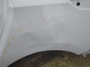 Quarter wing rear left Chevrolet Volt 16- on the body, white, dented