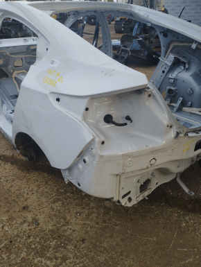 Quarter wing rear left Chevrolet Volt 16- on the body, white, dented
