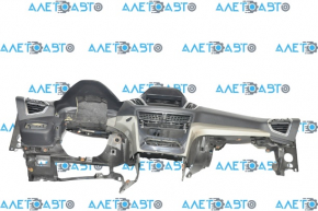 Torpedo front panel without AIRBAG Ford Escape MK3 13-16 pre-rest, broken bar, deformation of fastening, pressed