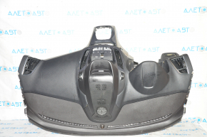 Torpedo front panel without AIRBAG Ford Escape MK3 13-16 pre-rest, broken bar, deformation of fastening, pressed