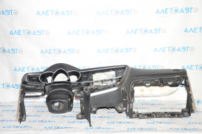 Torpedo front panel without AIRBAG Kia Optima 14-16 black, scratches