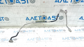 Air conditioner tube compressor-heater third Audi A4 B9 17- 2.0T long r134a no cover