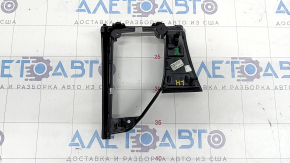 Front panel trim center Porsche Macan 15-18 black gloss, scratches
