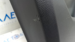 Door trim card front left Porsche Macan 15- black for seat memory, Base, insert black gloss, scratches