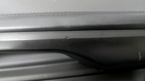 Door trim card front right Porsche Macan 15- black, Base, insert black gloss, scratches