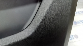 Door trim card front right Porsche Macan 15- black, Base, insert black gloss, scratches