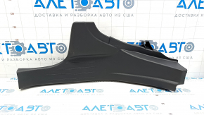 Door sill trim rear left Subaru Legacy 15-19 black, worn