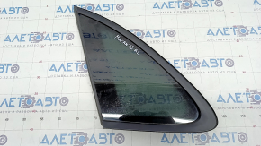 Rear left solid glass window Porsche Macan 15-18 matte black