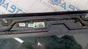 Window blind glass rear right Porsche Macan 15-18 matte black, torn seal