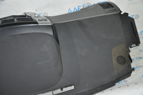 Dashboard front panel without AIRBAG Toyota Prius V 12-16 with overlay, scratches