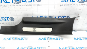 Door sill trim rear left Subaru b10 Tribeca black with chrome trim, butt on chrome