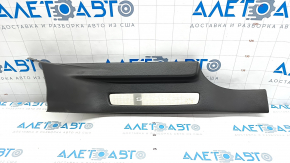 Door sill trim rear right Subaru b10 Tribeca black with chrome trim, butt on chrome