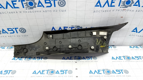 Door sill trim rear right Subaru b10 Tribeca black with chrome trim, butt on chrome